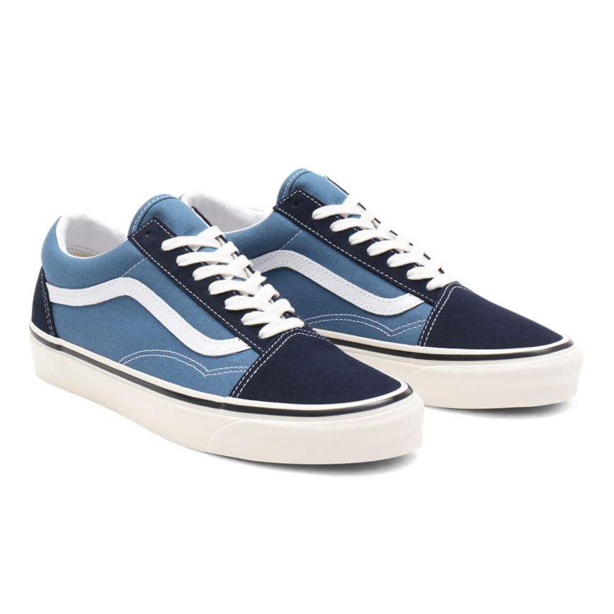 Vans Anaheim Factory Old Skool 36 DX Dam Marinblå - Vans Låga Skor Prisjakt (GLOMD2804)